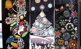 季節の手ぬぐい、クリスマス