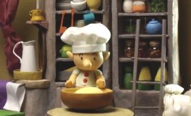 「パン屋のイーストン」クレイアニメ上映
